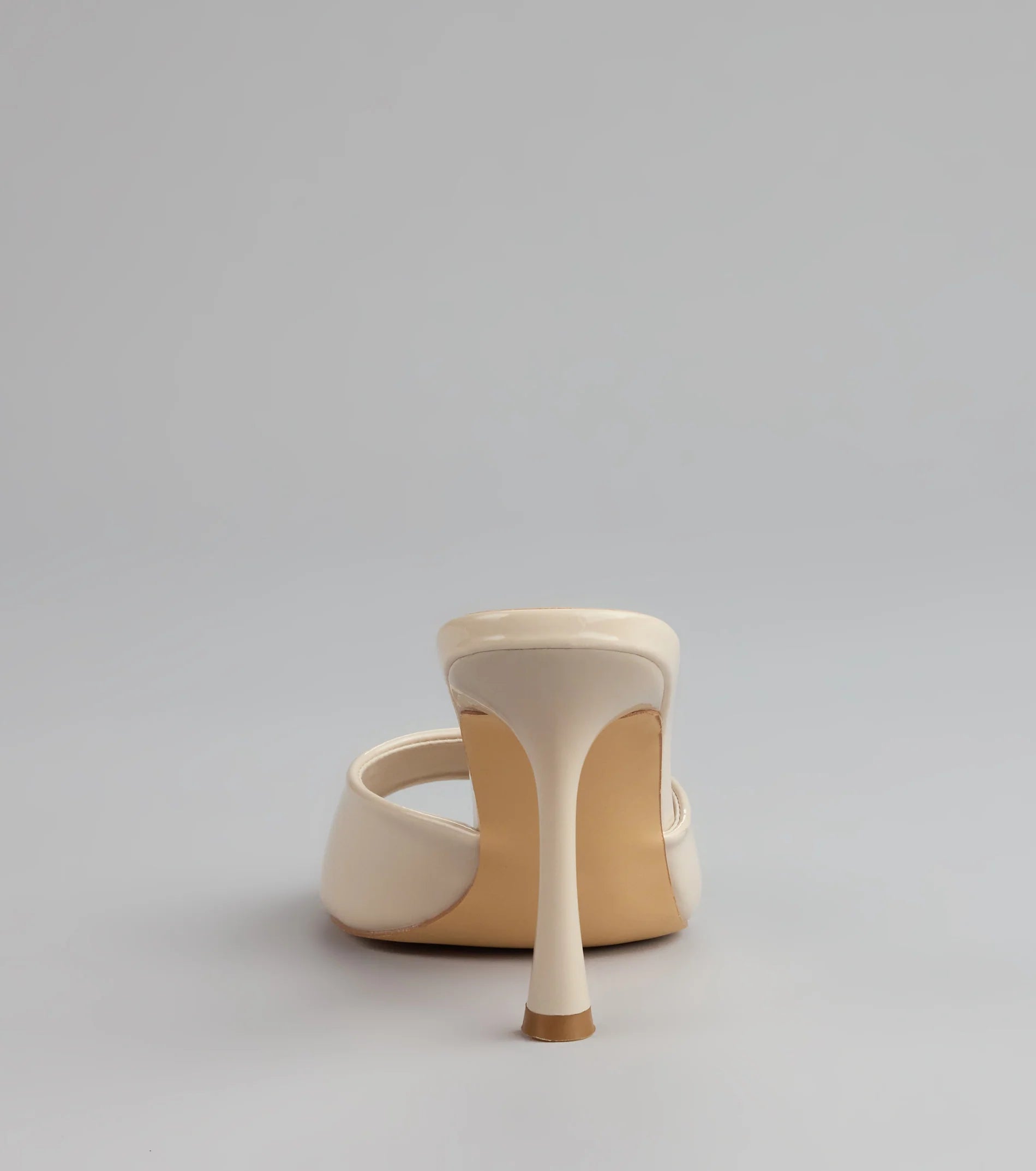 Gloss Point Patent Stiletto Mules