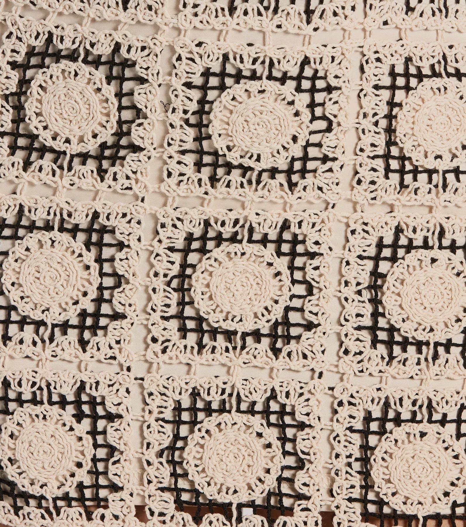 Beachy Babe Tie-Back Crochet Mini Dress