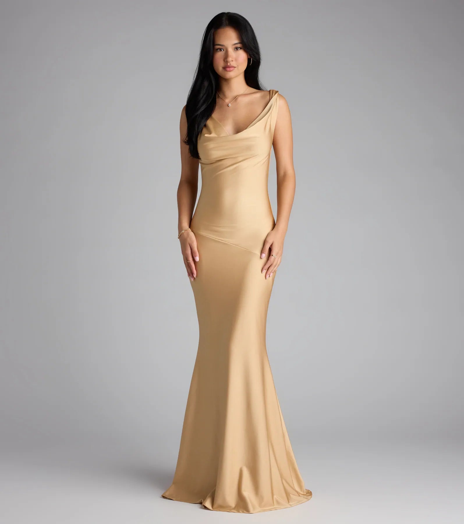 Elizabeth Low Back Mermaid Formal Dress