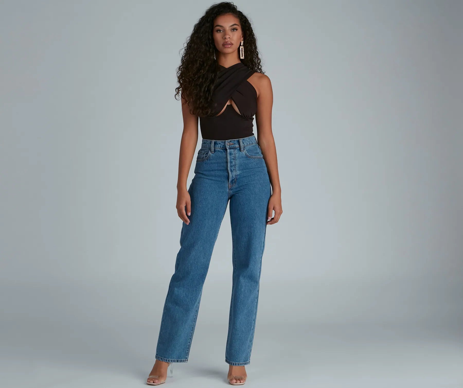 Simple And Stunning Halter Bodysuit