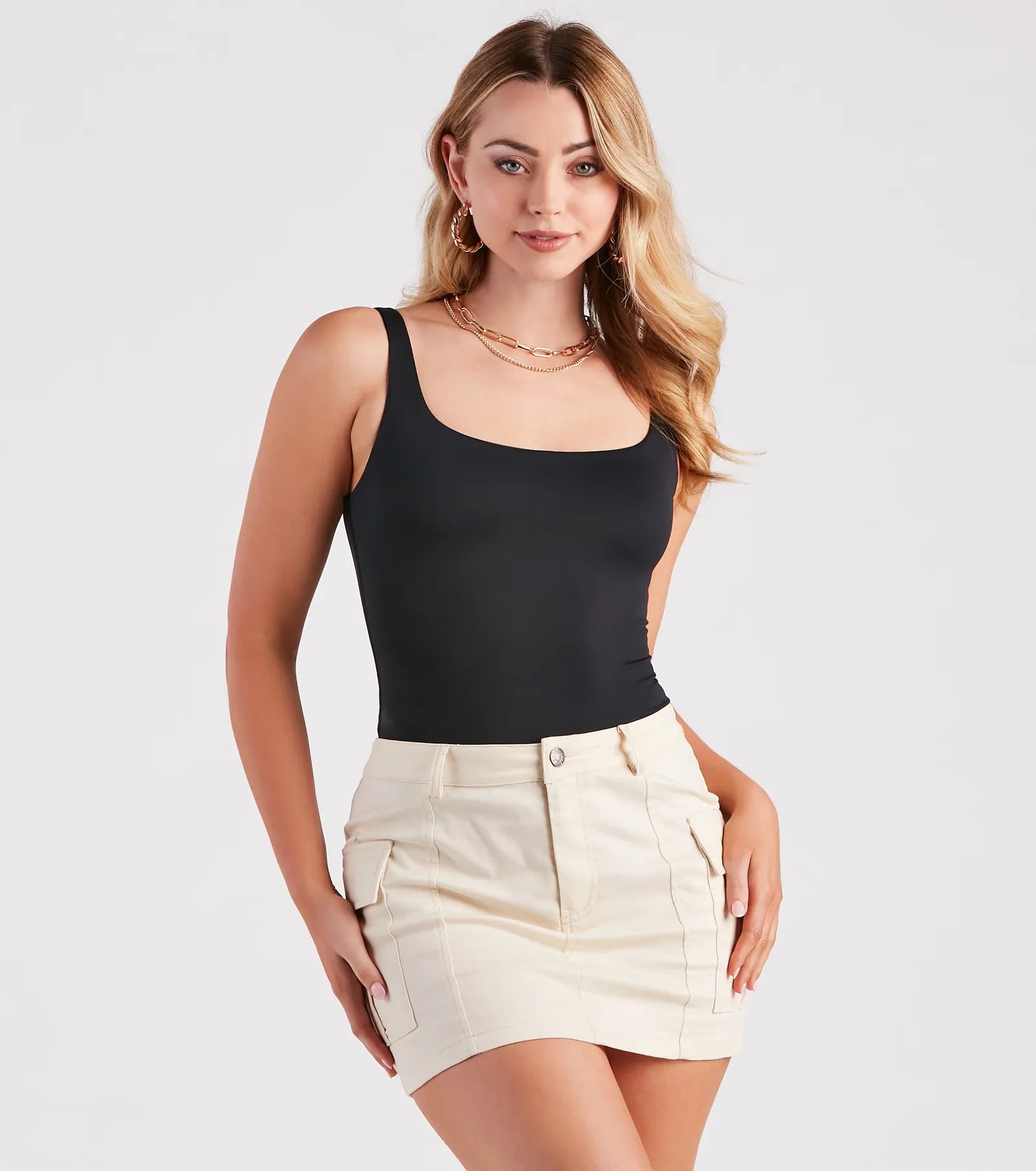 Less Is More Smooth Tank Bodysuit