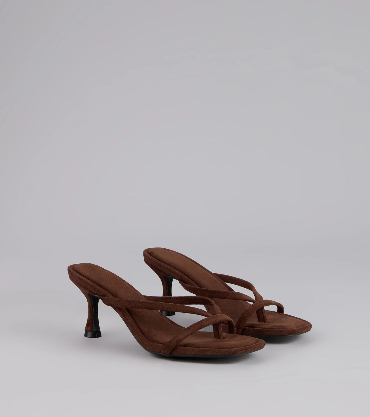 Minimal Mood Faux Suede Kitten Heels