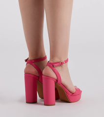 All Dressed Up Platform Heels