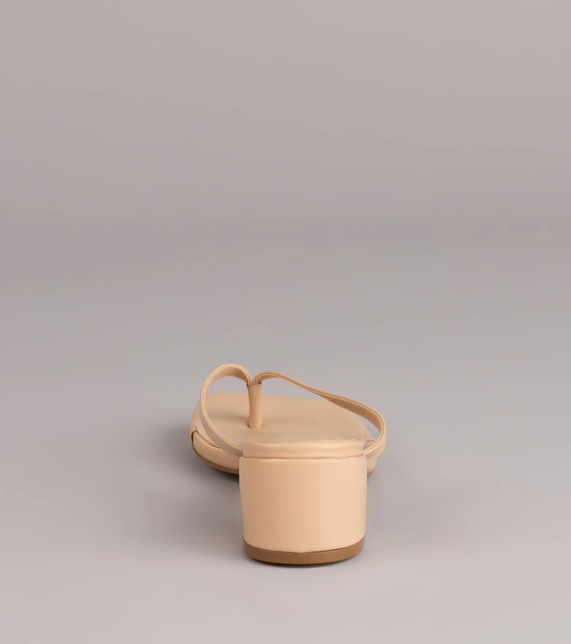 Easy Chic Thong Block Heels