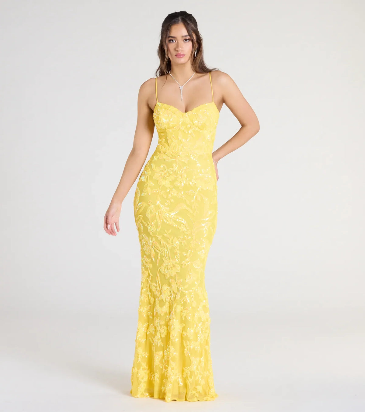 Alandra Sweetheart Mermaid Sequin Formal Dress