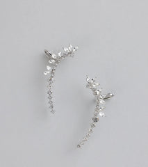 Glam Shine Rhinestone Two-Pack Ear Crawler Set