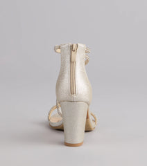 Starlight Steps Strappy Block Heels