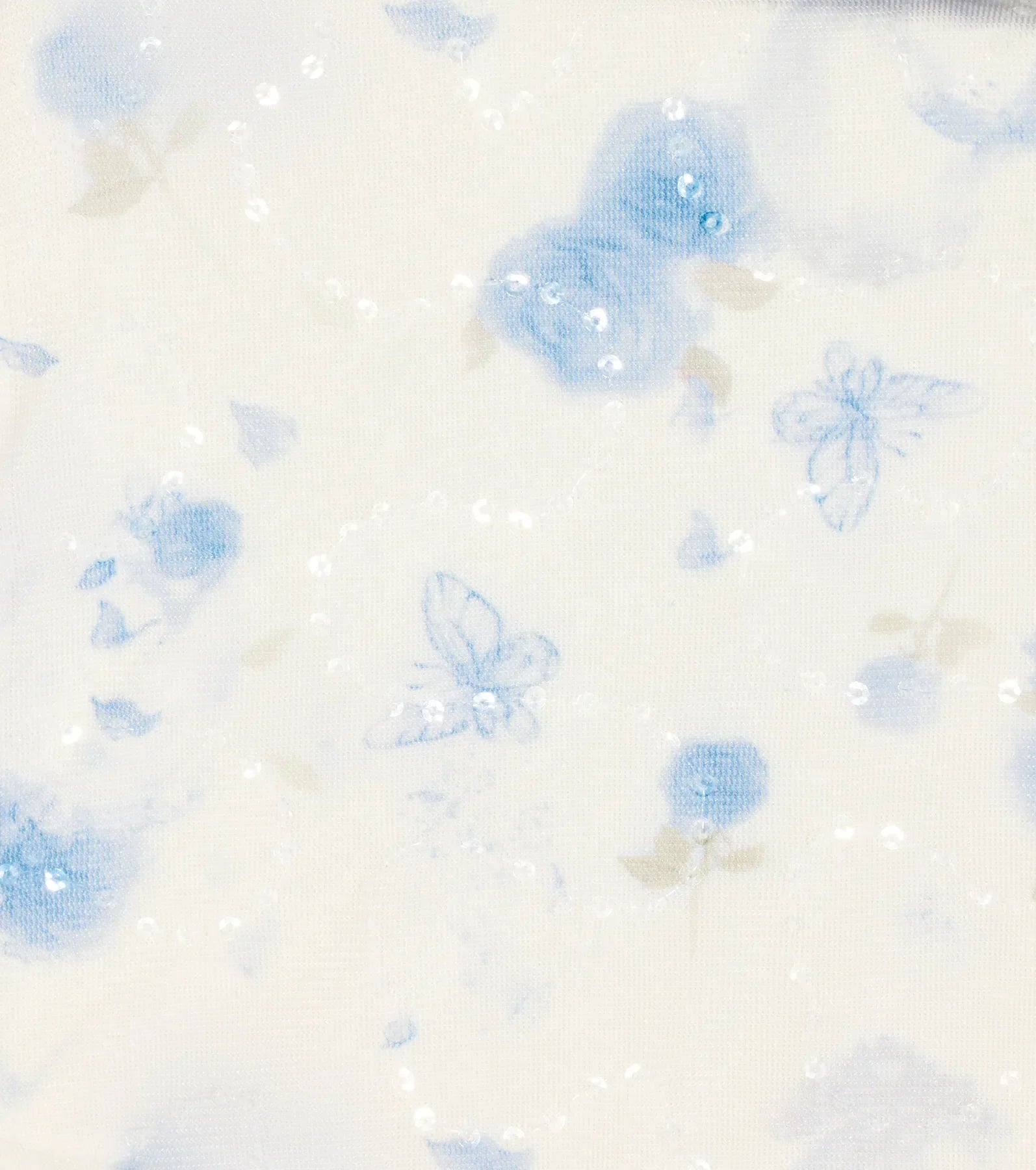 Heart Flutters Floral Butterfly Sequin Mini Dress