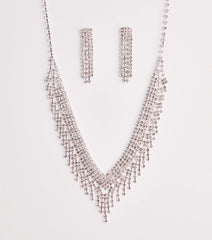 Luxe Beauty Necklace And Earrings Set
