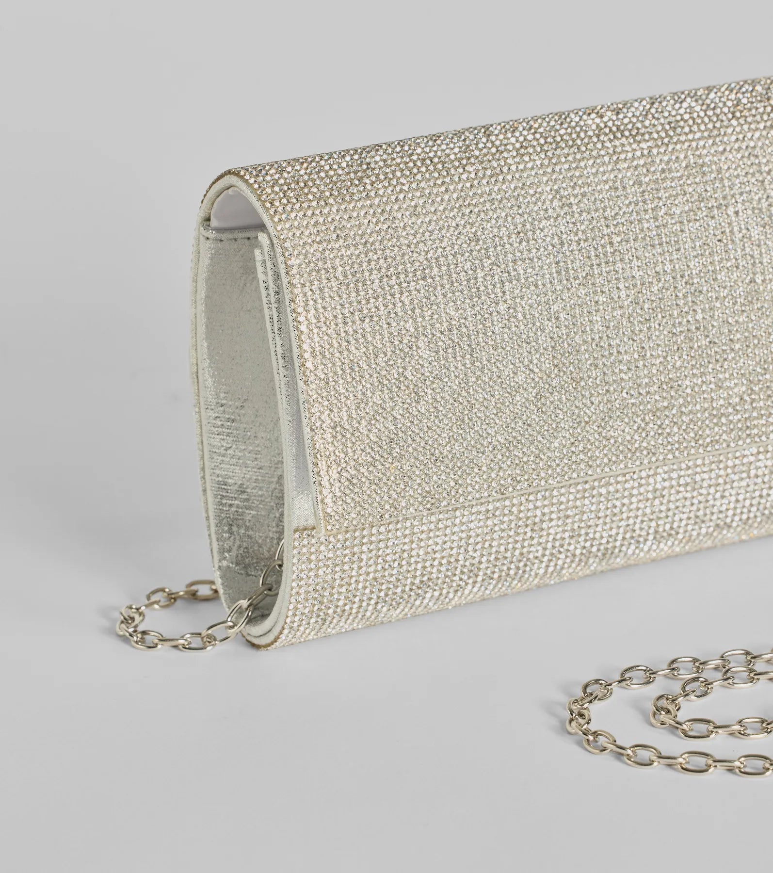 Luxe Glamour Rhinestone Box Clutch