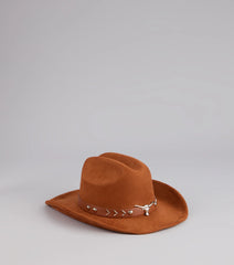 Rodeo Ready Longhorn Detail Cowboy Hat