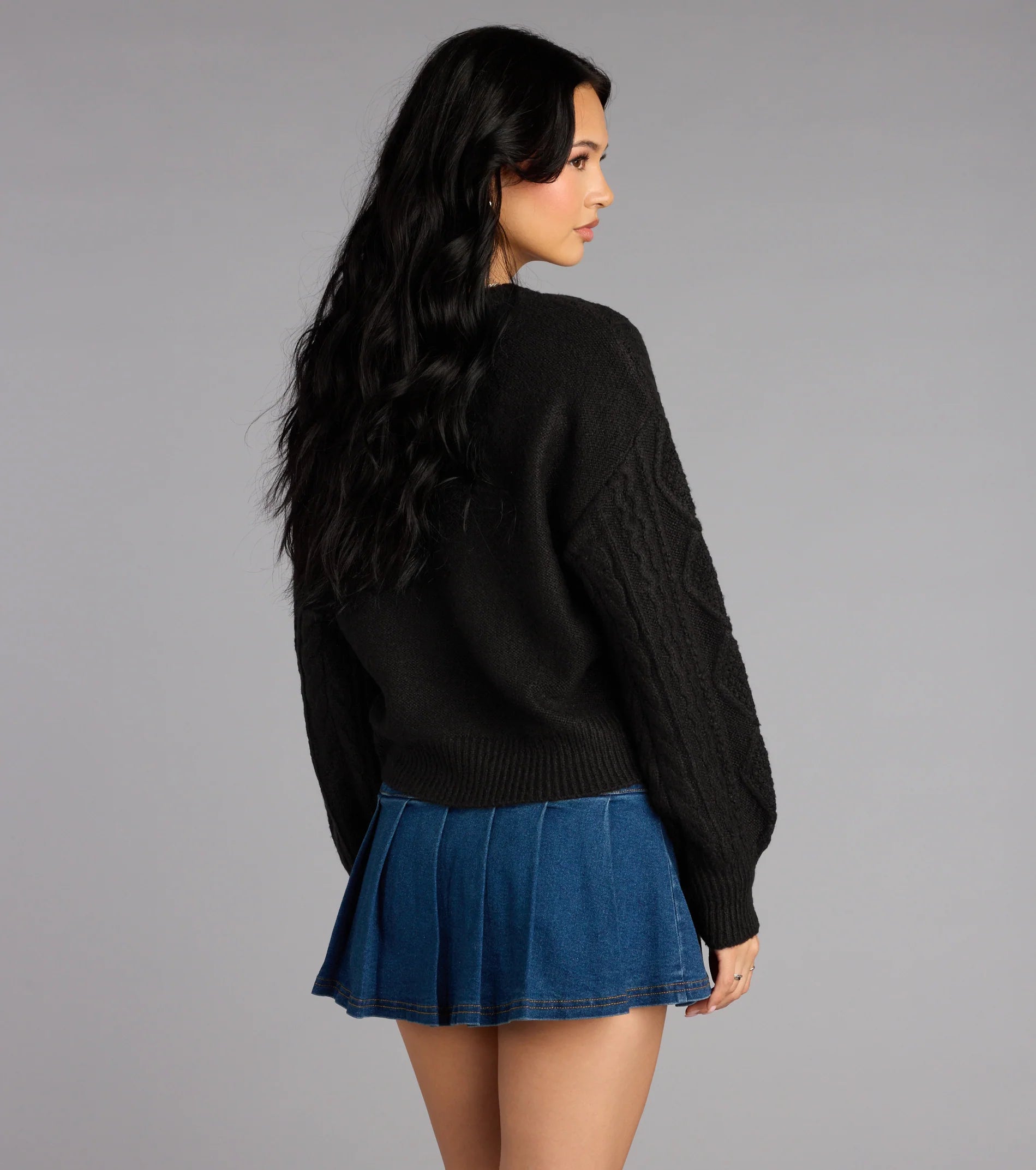 Snuggle Season Cable Knit Sweater