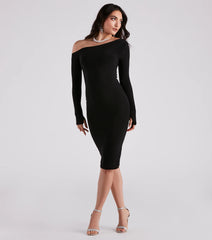 Time To Slay Bodycon Midi Dress