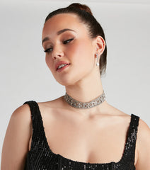 Forever In Love Rhinestone Choker