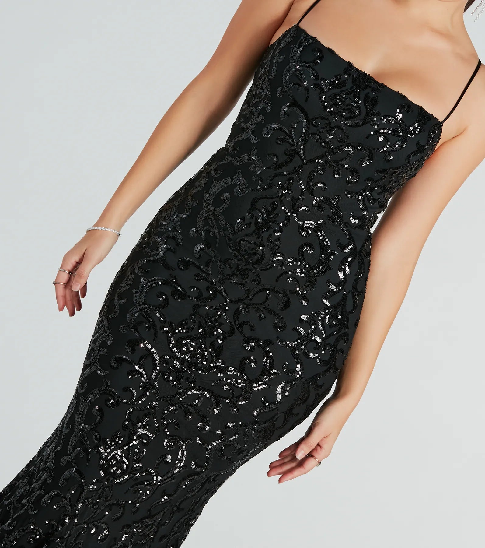 Noemi Formal Sequin A-Line Dress