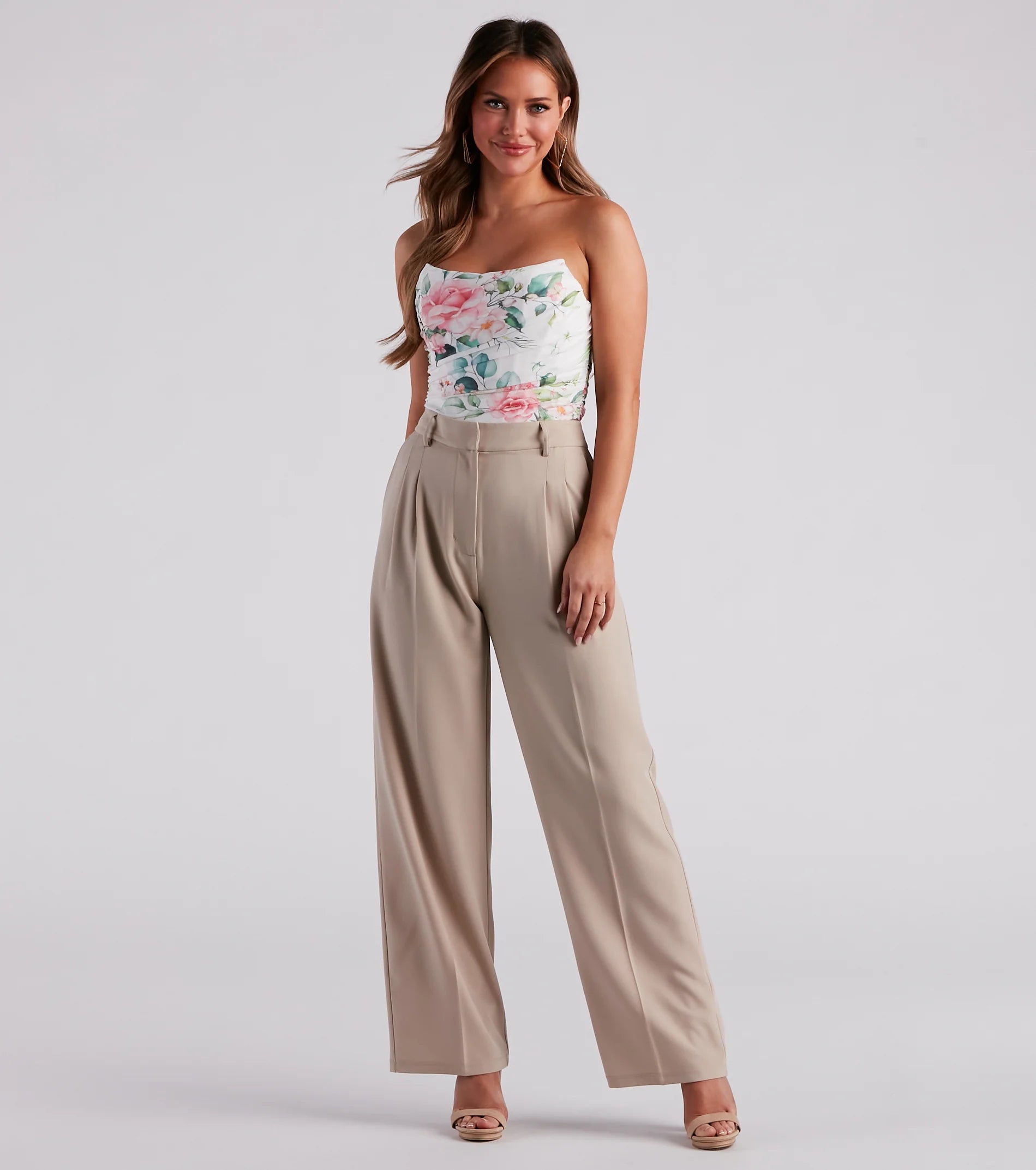 Pretty As Can Be Floral Bustier