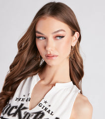 Kick It Up Cowboy Boot Earrings