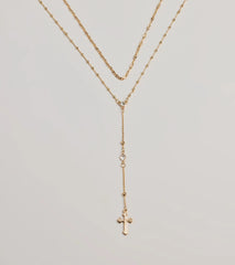 Major Blessings Layered Cross Necklace