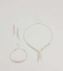 Twist Of Fate Rhinestone Jewelry Set