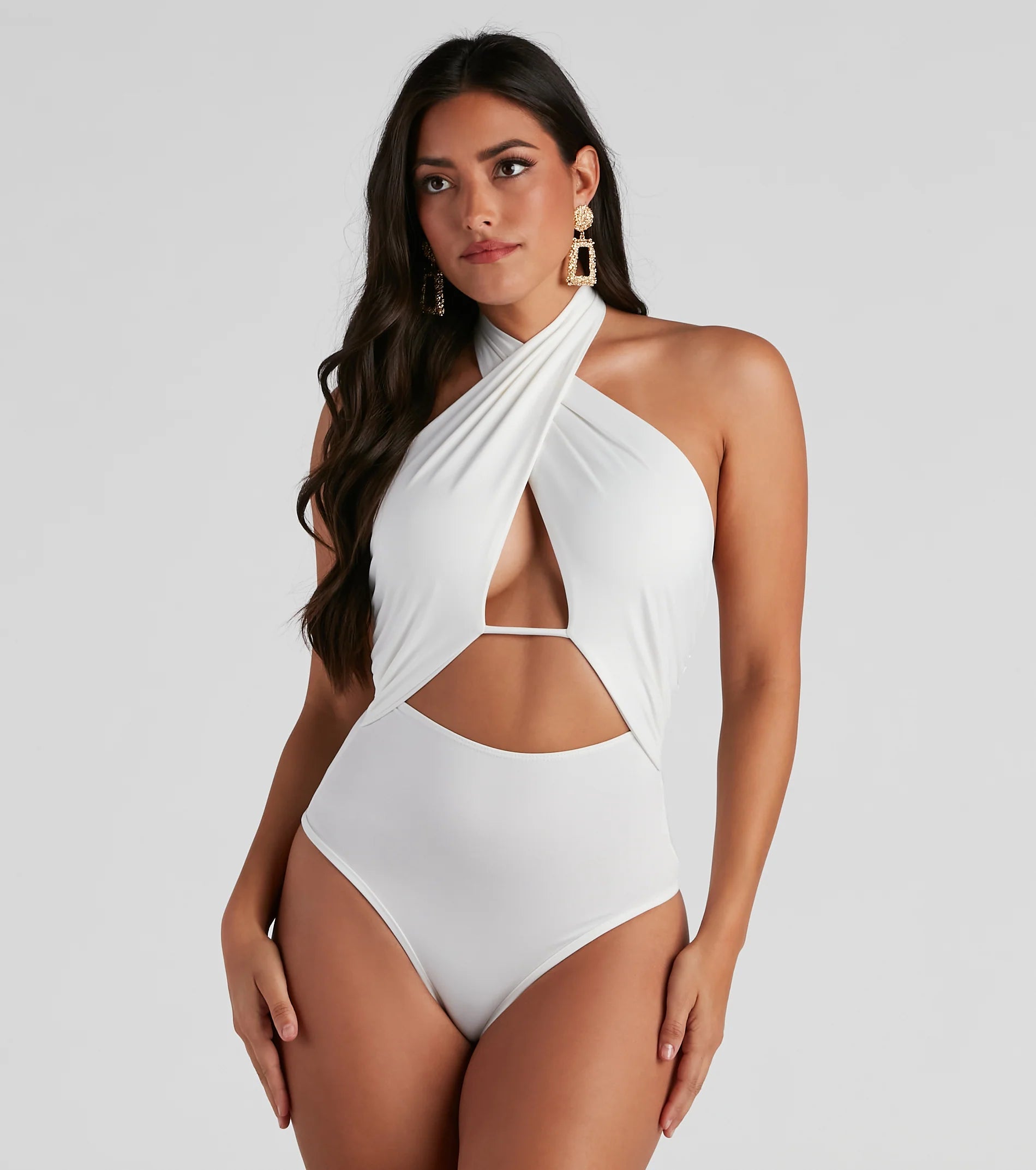 She's The Moment Halter Bodysuit