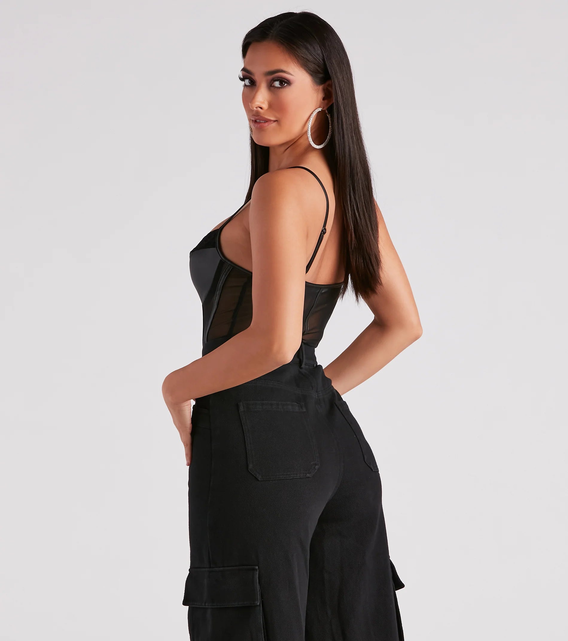 Daring Desire Mesh Lace Bodysuit