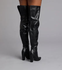 Boss Moves Over-The-Knee Block Heel Boots
