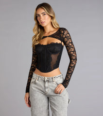 Delicate Edge Lace Bolero