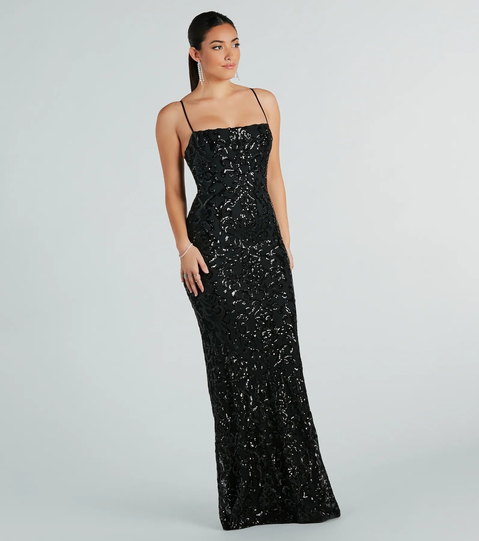 Noemi Formal Sequin A-Line Dress