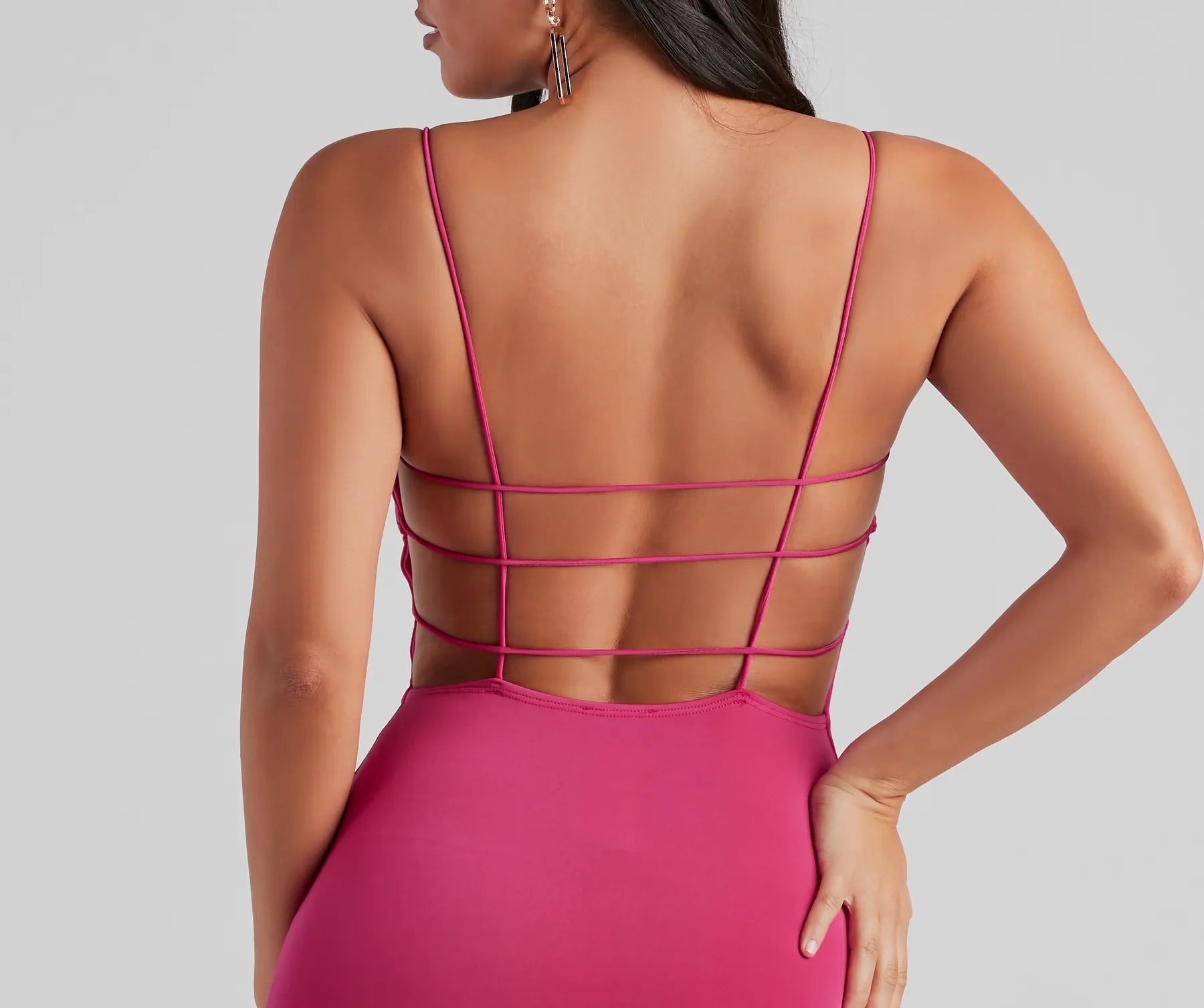 Simple And Strappy Mini Dress