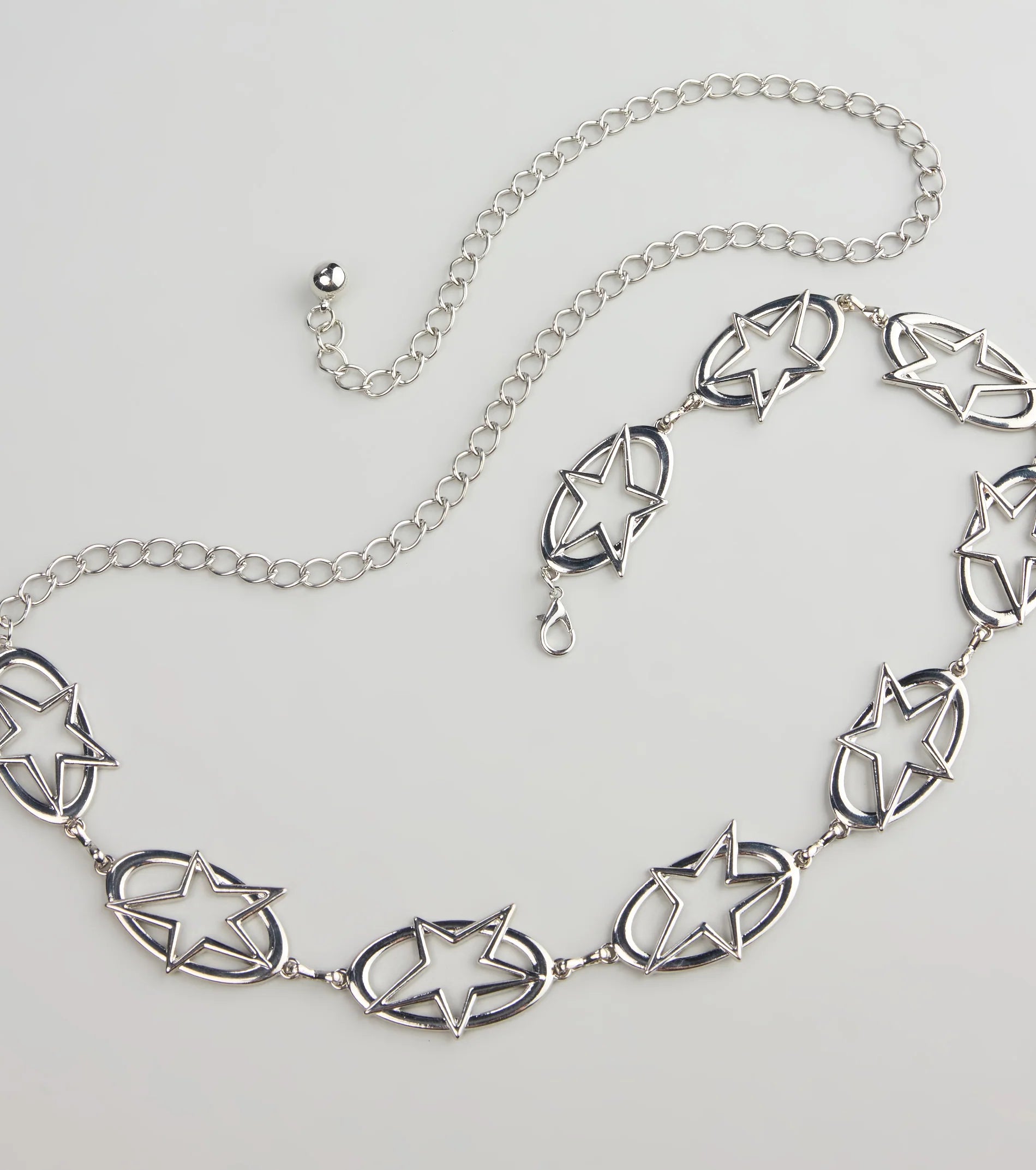 Starstruck Silver Chain Belt