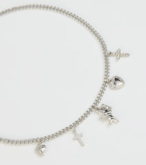 Feelin' Trendy Chain-Link Charm Necklace