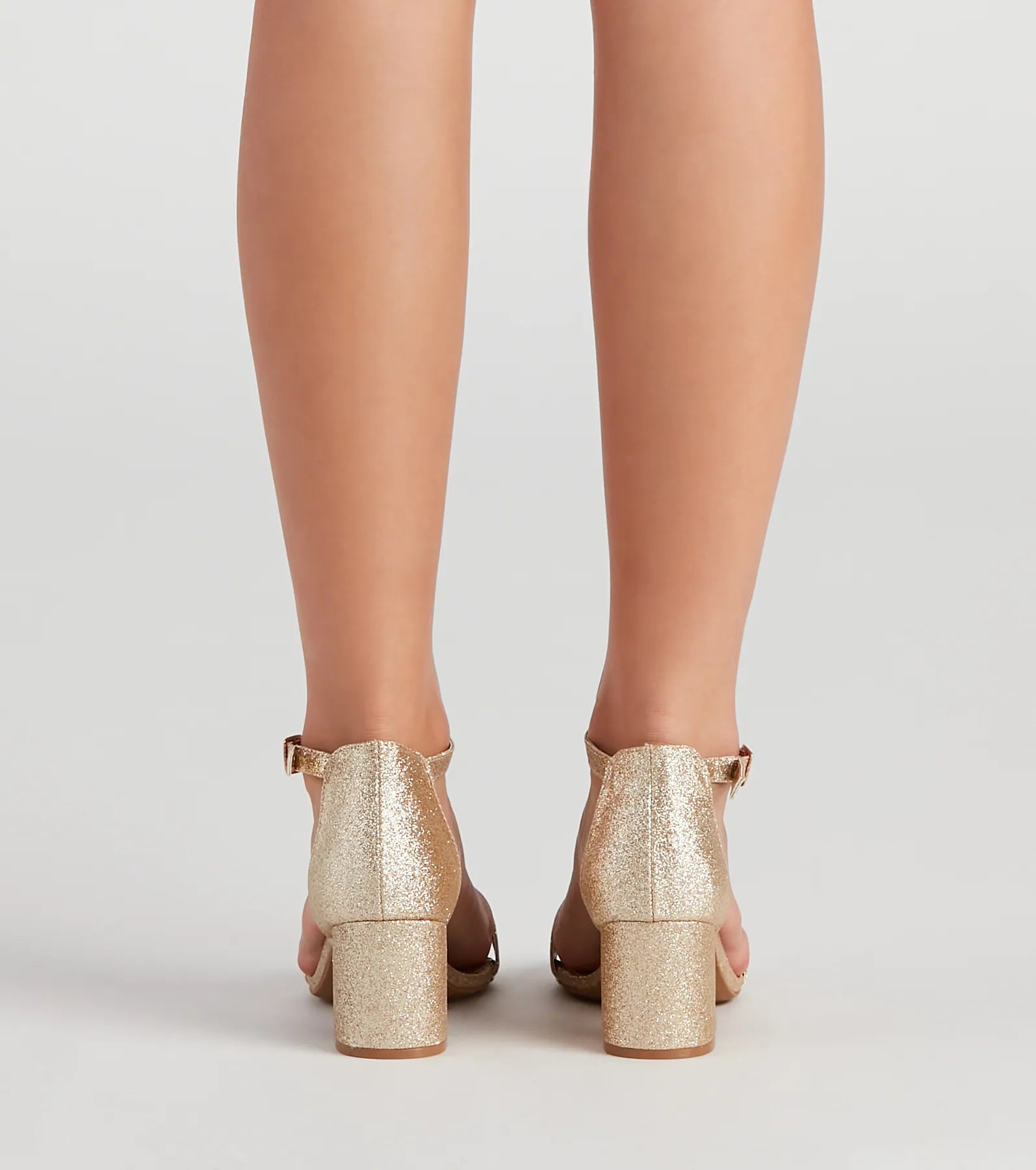 Glam Moves Glitter Block Heels