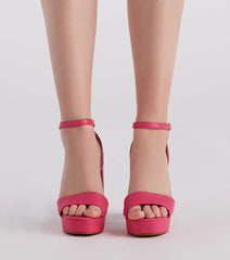 All Dressed Up Platform Heels