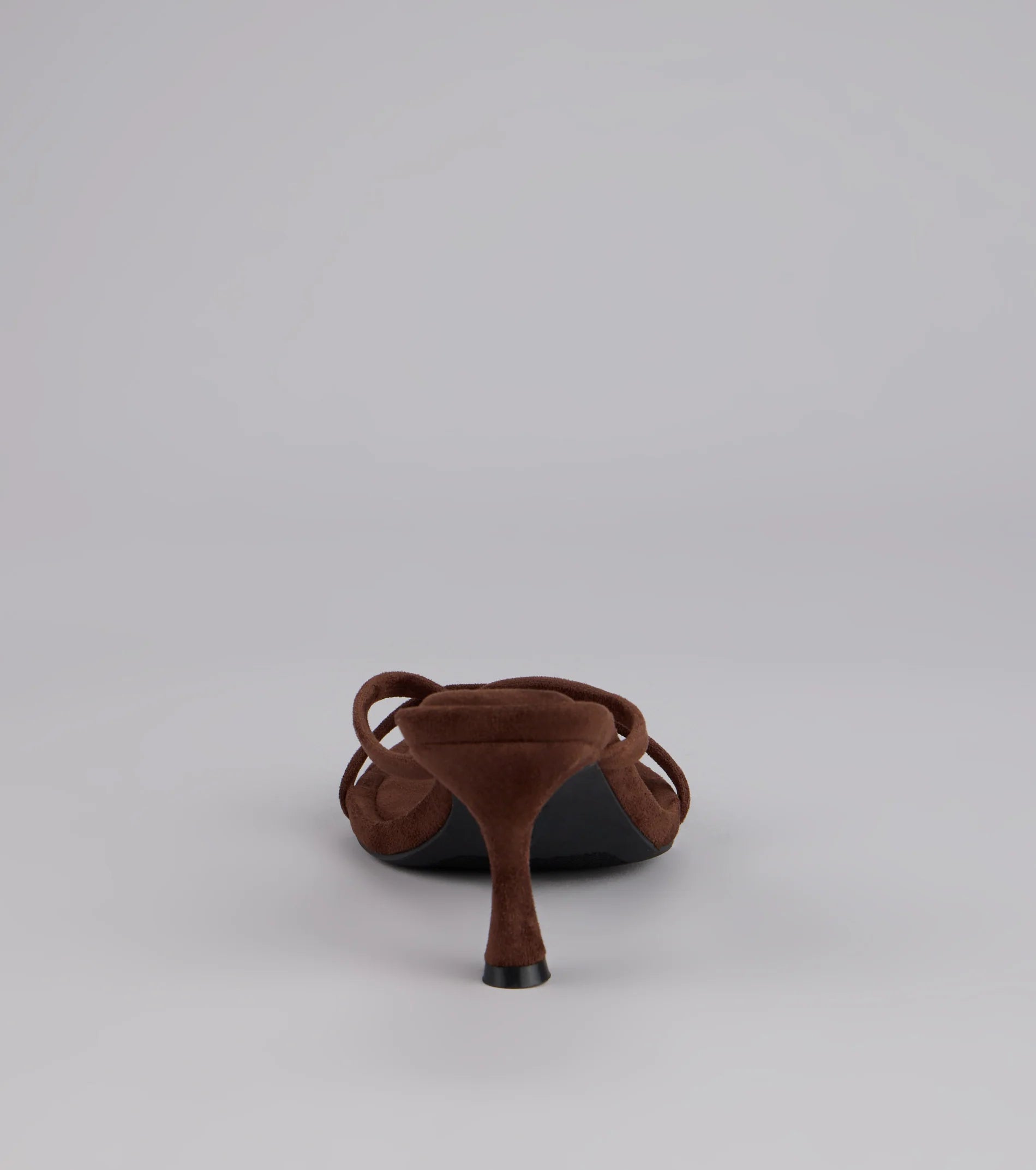 Minimal Mood Faux Suede Kitten Heels