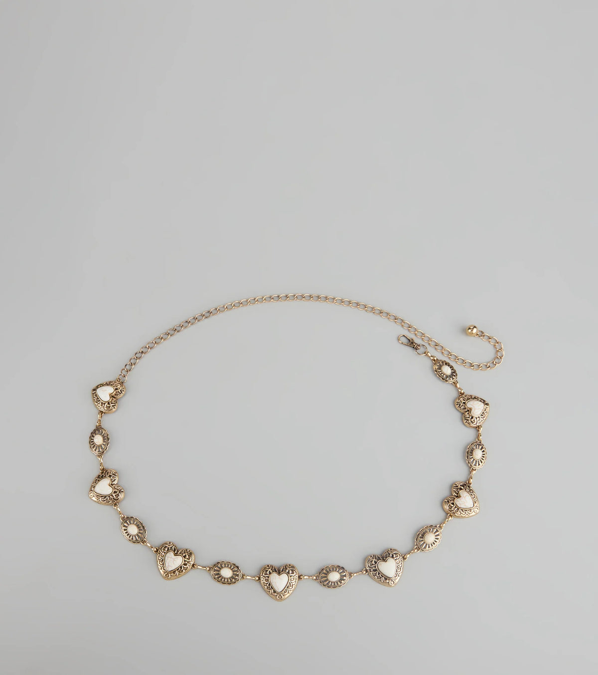 Sweetheart Charm Chain Belt