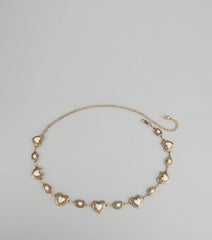 Sweetheart Charm Chain Belt