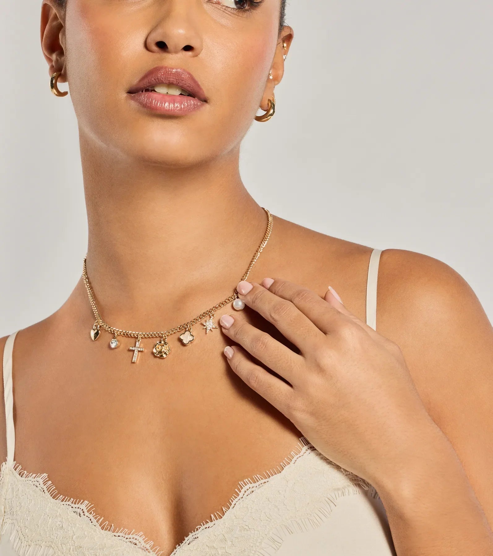 Touch Of Chic Charm Pendant Necklace