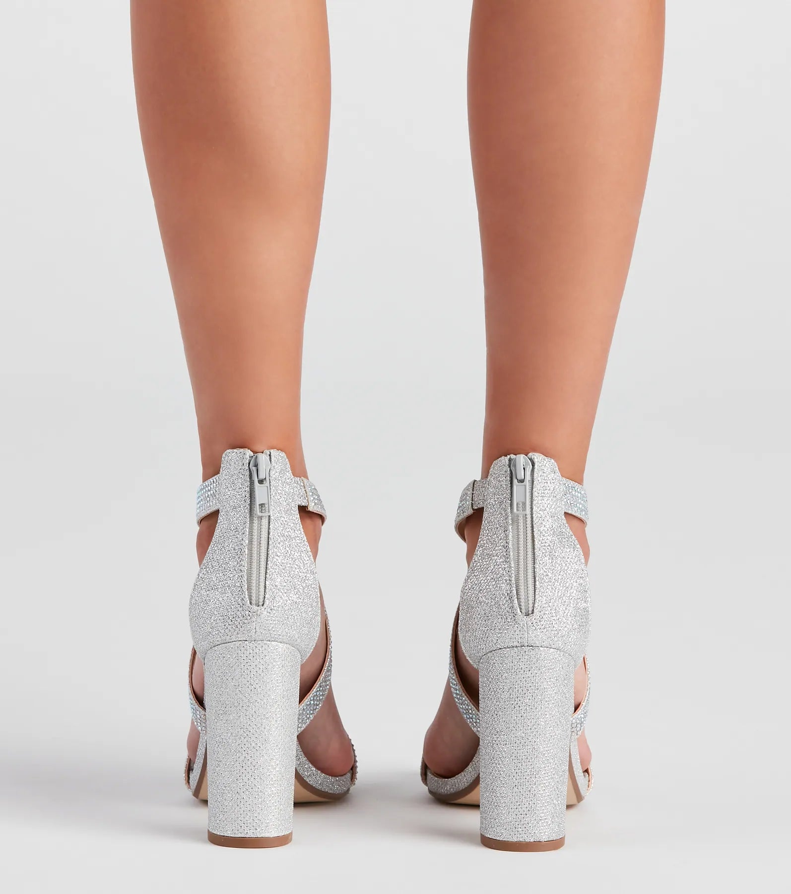 There She Glows Rhine Block Heels