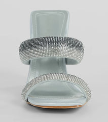 Shine In The Night Ombre Rhinestone Wedges