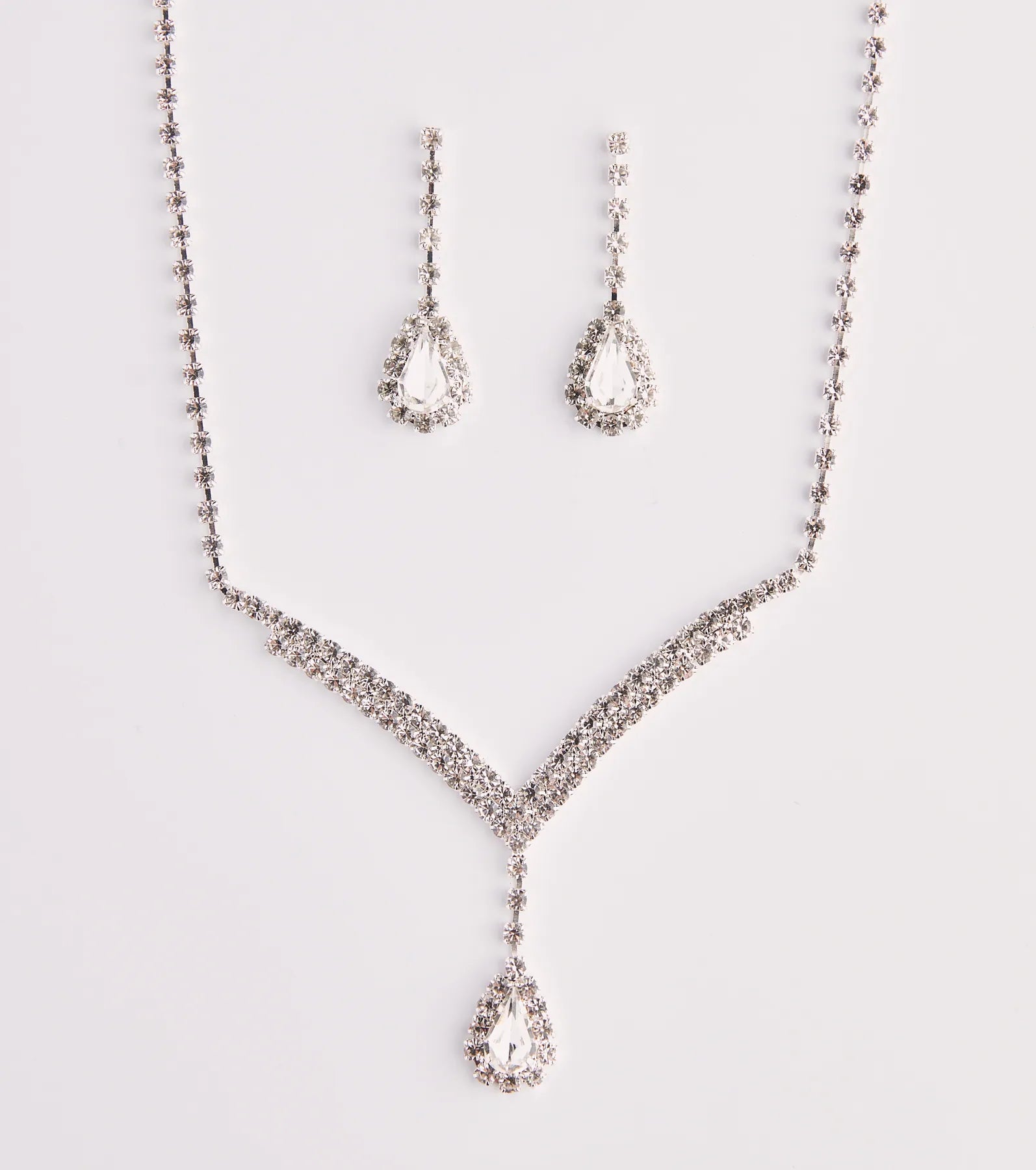 Teardrop Rhinestone Set