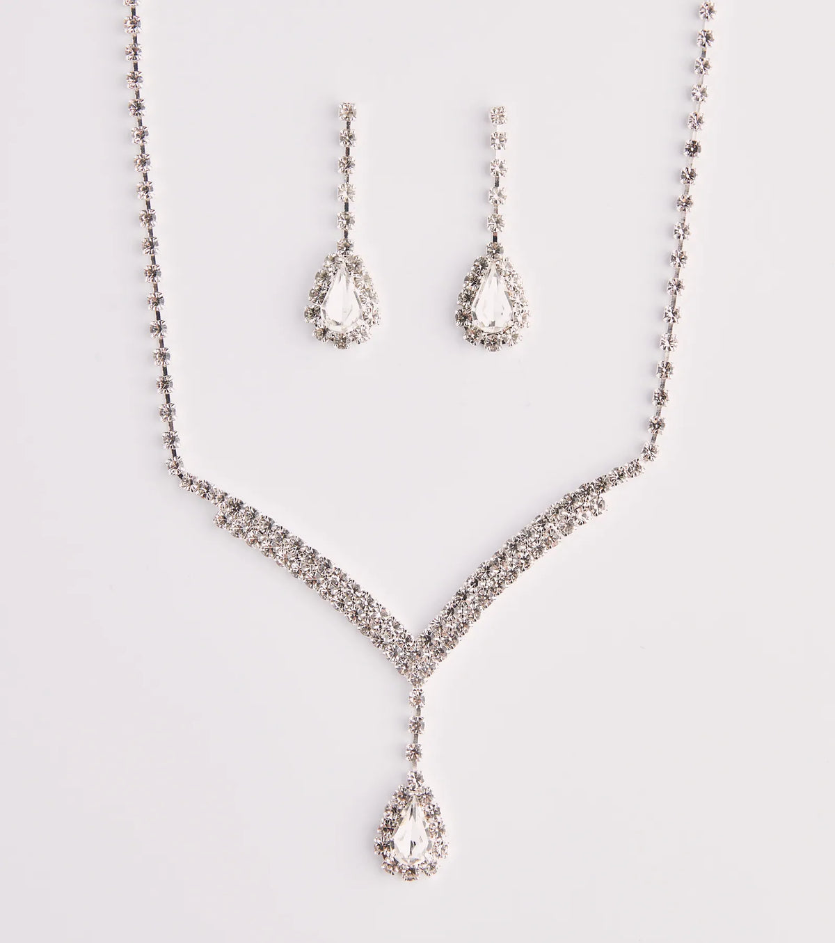 Teardrop Rhinestone Set