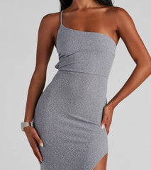 Babe Got Back Glitter Midi Dress