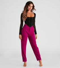 Chic Majesty Floral Lace Bustier