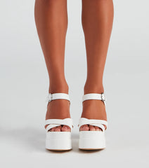 I Need Chunky Nubuck Block Heels