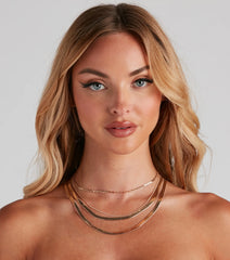 90s Era Layered Necklace