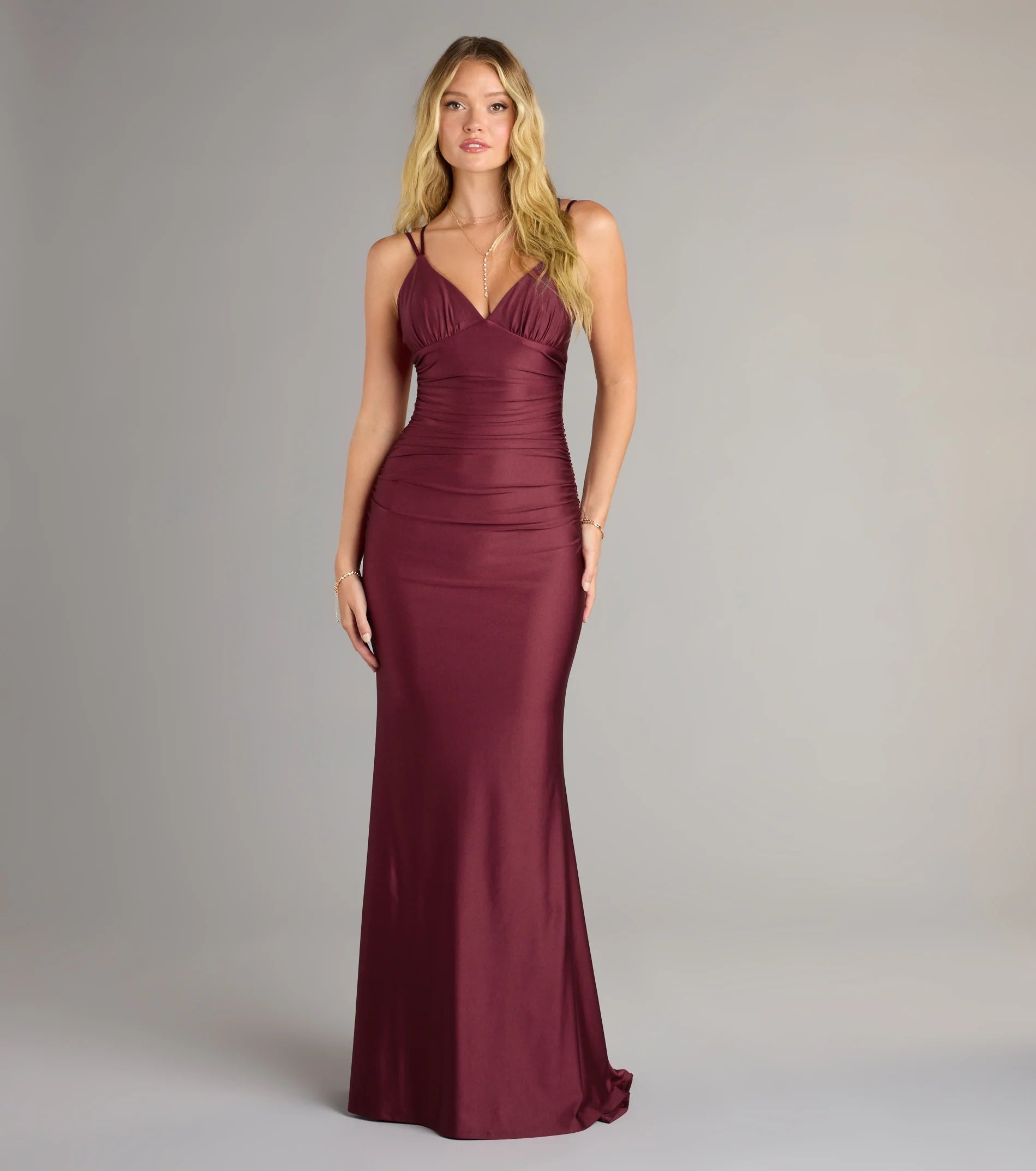 Amelia Lace-Up Mermaid Formal Dress