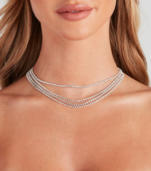 Glitz Attack Rhinestone Choker