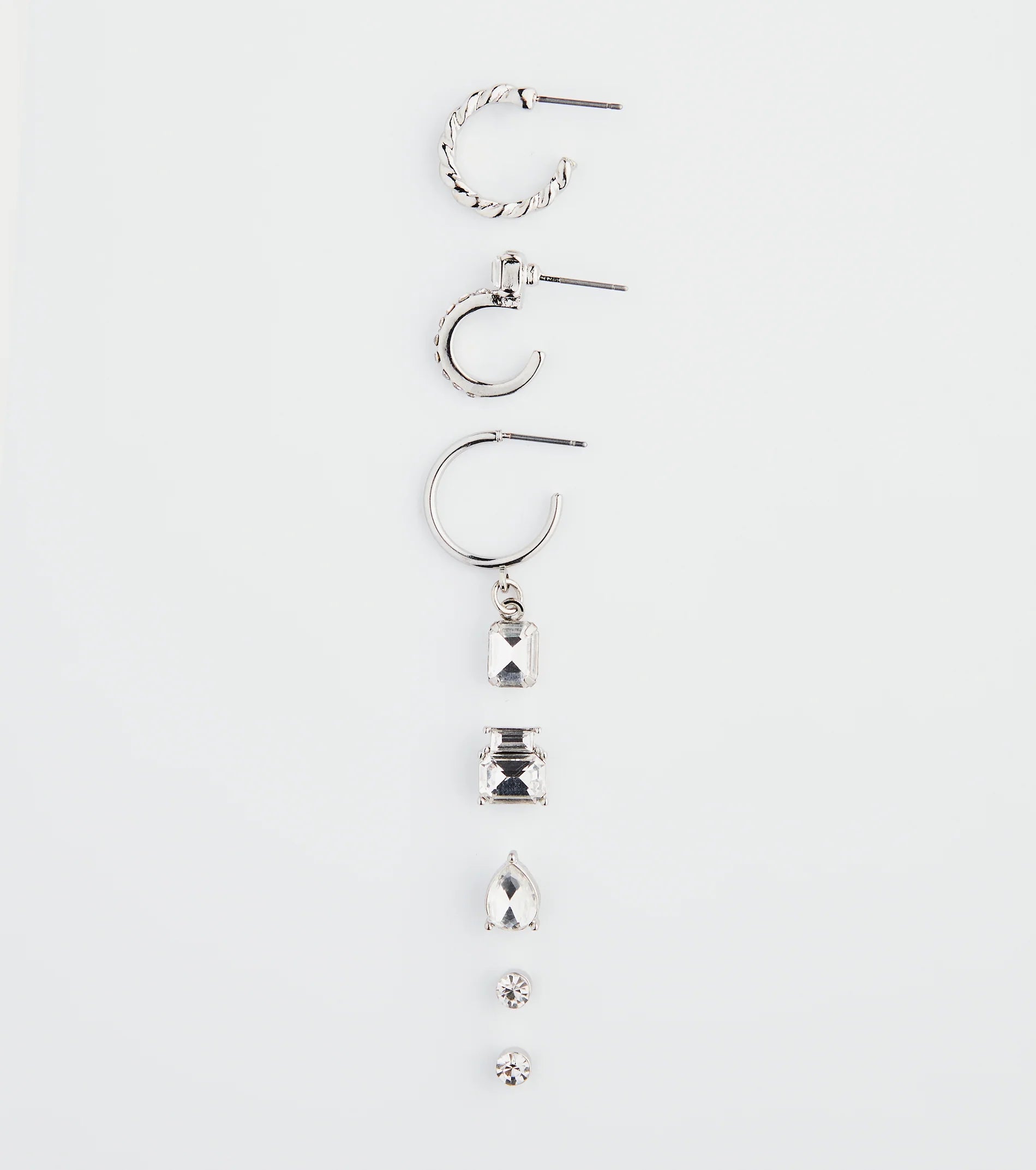 Endless Style Rhinestone Earring Variety Pack