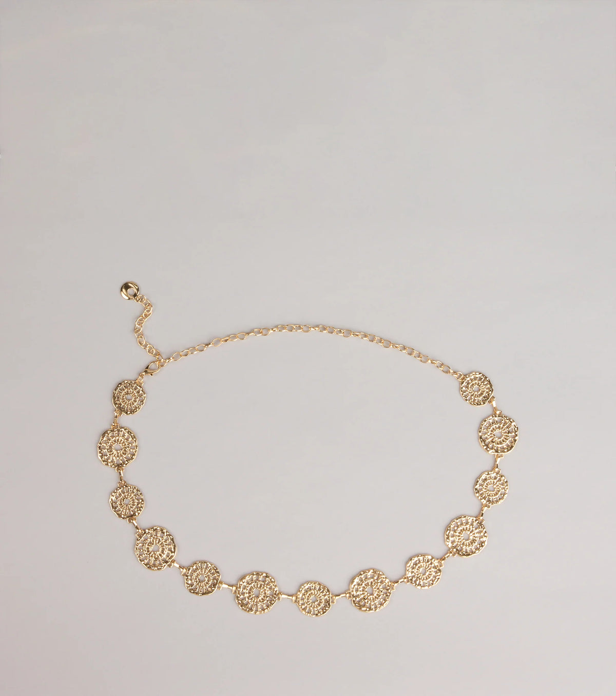 Linked in Shine Disc Chain Belt