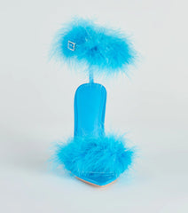 Simply Irresistible Marabou Stiletto Heels